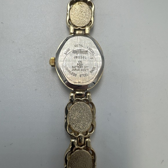 Joseph Bernard Vintage Pink Cameo Mother Of Pearl MOP Dial Quartz Wrist Watch - Picture 5 of 6